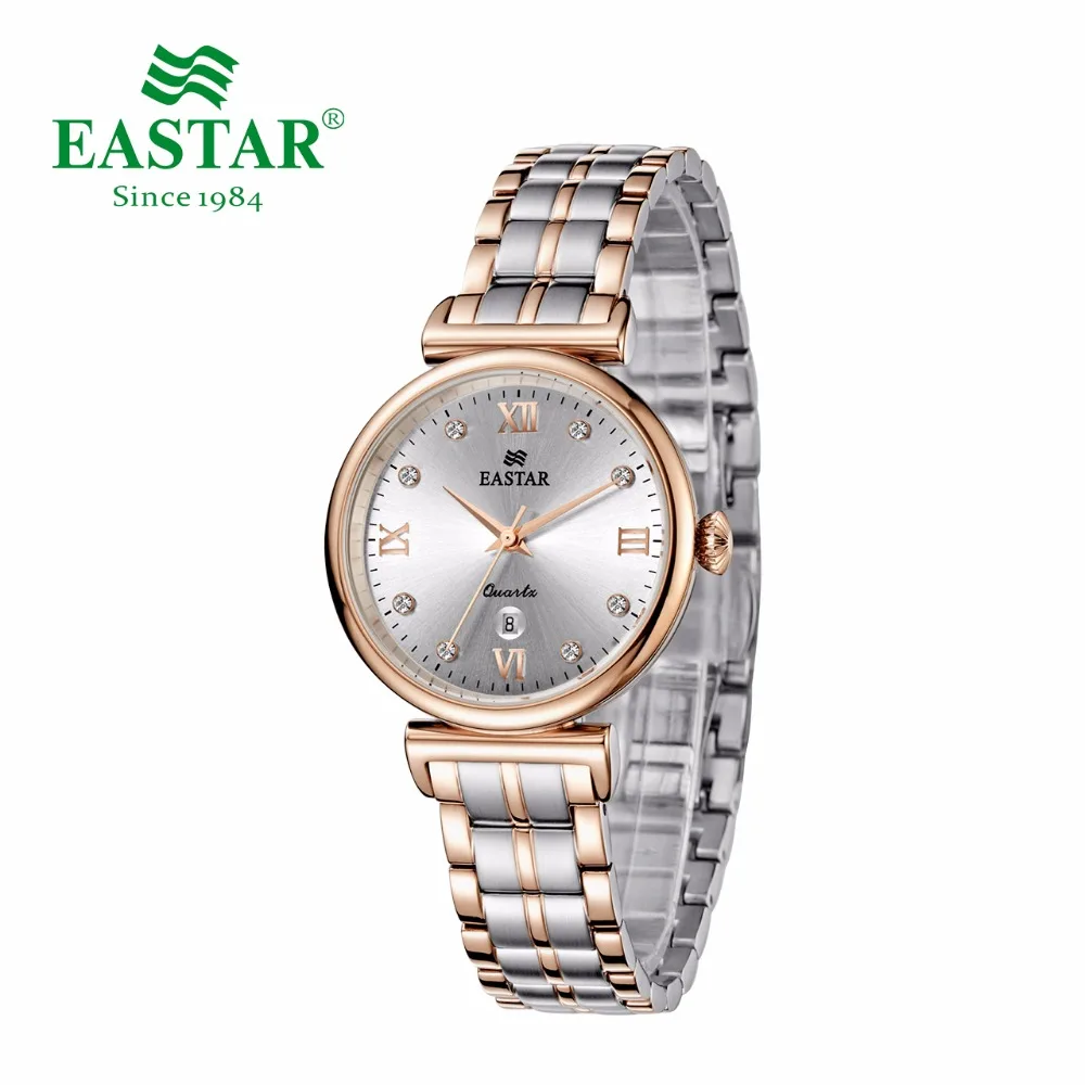 

Eastar Fashion Shell dial Watch Women Creative Rose Gold And Silver 30M Waterproof Quartz Wristwatches Luxury Bracelet Clock