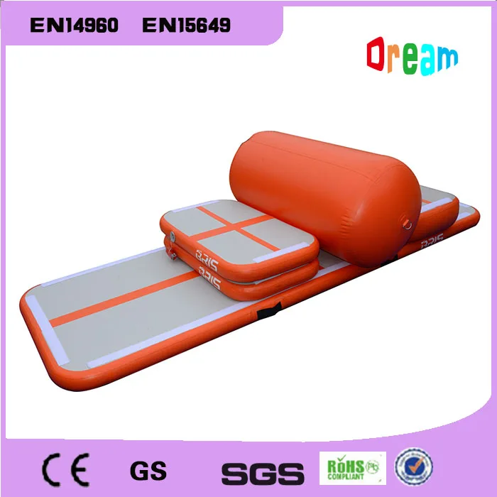 Дешево Надувная воздушная дорожка 6x1,8x0,2 м в комплекте, надувной коврик для тренажерного зала, надувная воздушная дорожка, один насос бесплатно