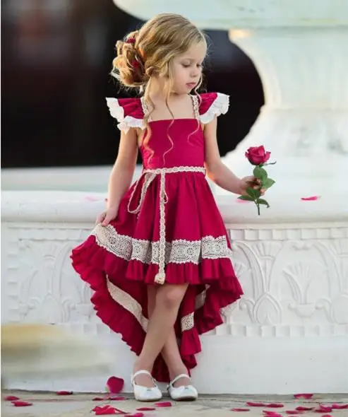 Baby girl floral dress wedding party children princess tuxedo costume child | Детская одежда и обувь