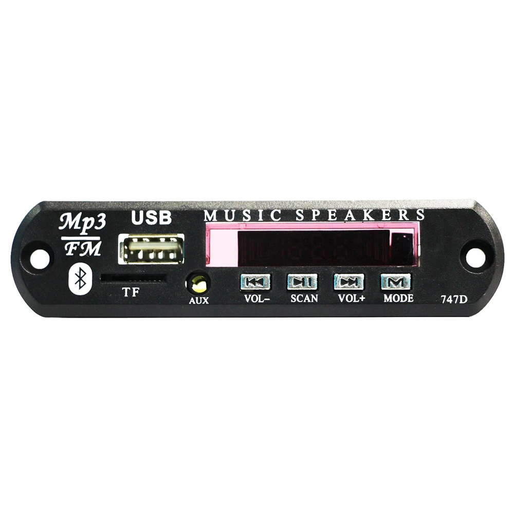 Wireless Bluetooth Audio Module USB FM TF Radio For Car MP3 Speaker Accessories 12V Player Decoder Board WMA | Электроника