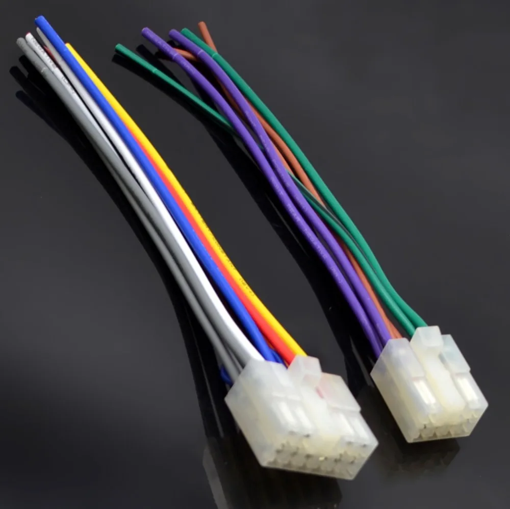 1 пара автомобильный аудио стерео адаптер электропроводки для Toyota/Scion радио CD/DVD