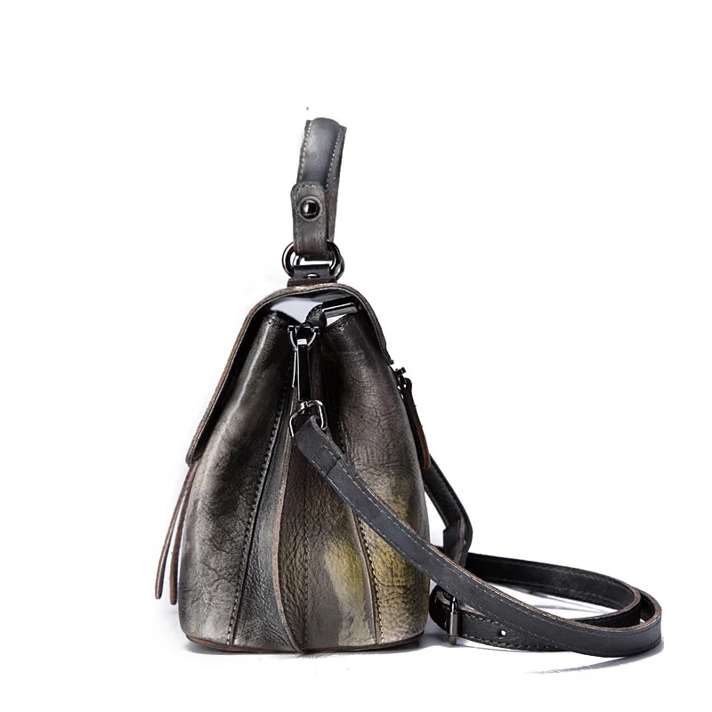 ESUFEIR 2018 New Genuine Leather Women Hangbag Vintage Design Shoulder Bag Famous Luxury Brand Messenger | Багаж и сумки
