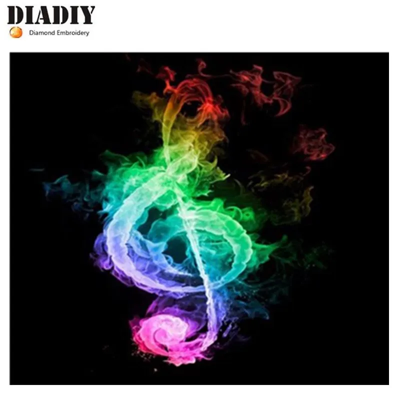 Бесплатная доставка алмазная вышивка дым и музыка рукоделие набор крестиков