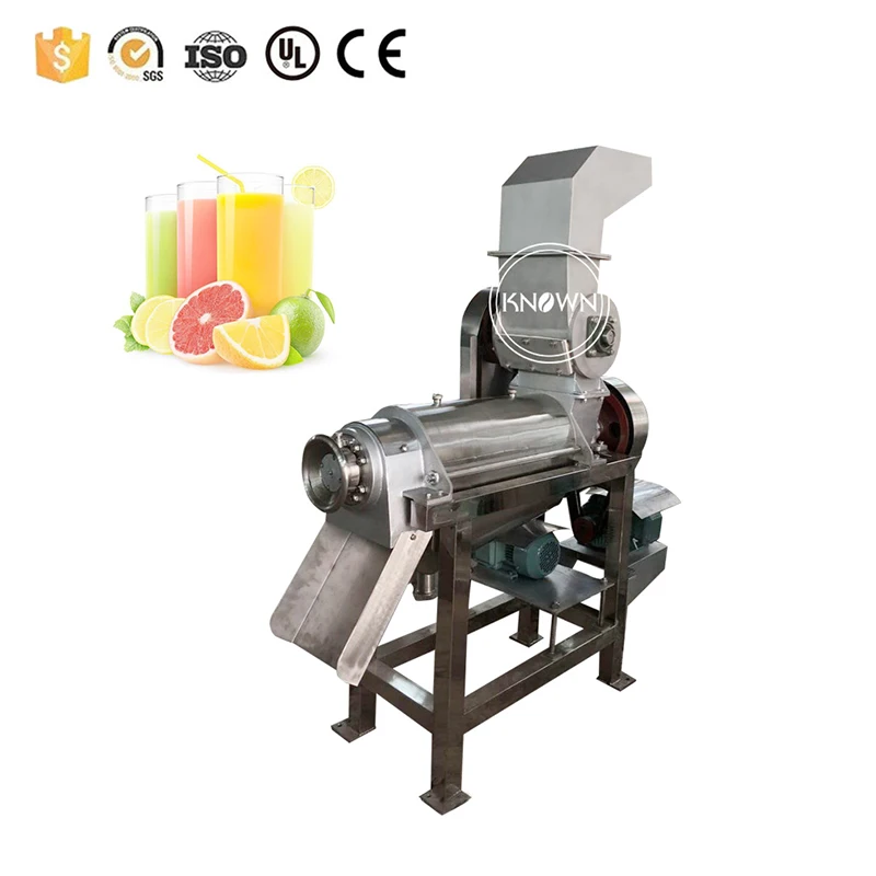 

Fruit crusher and juicer/screw juicer crusher juice /extractor machine for commerical and industrial use