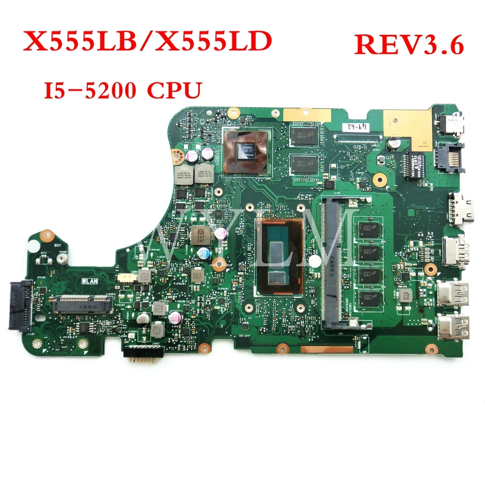 X555LB I5 5200 Процессор 4 Гб Оперативная память материнская плата REV3.6 для ASUS X555LA X555LD