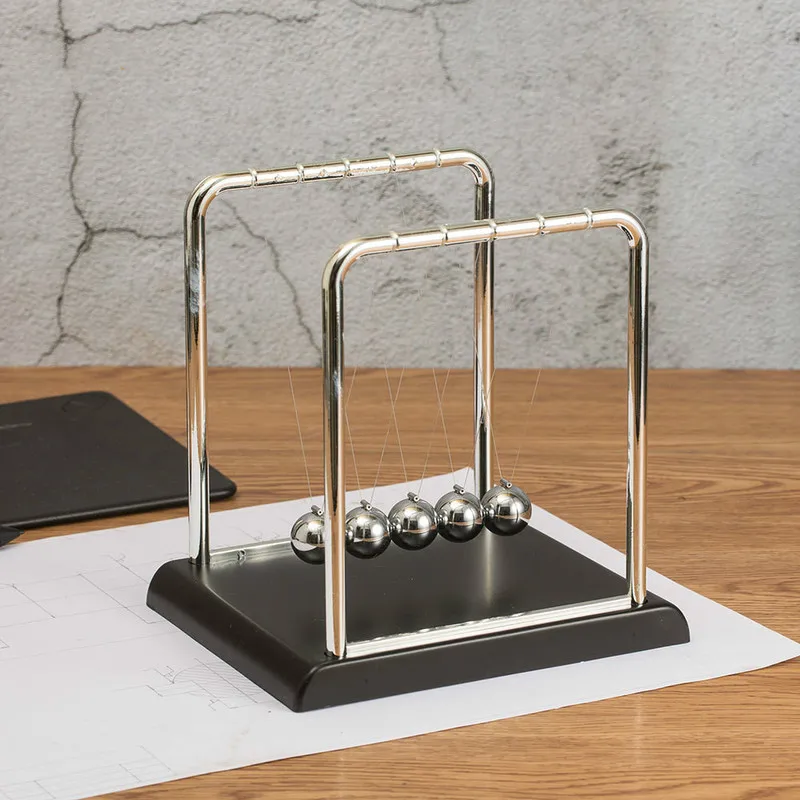 

Creative Newton Pendulum Ball Bumper Ball Large Multi-bead Model Teaching Aid Metal Office Decoration Home Bedroom Decoration