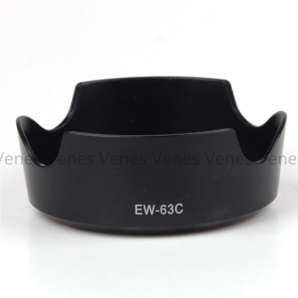 VENES EW-63C байонетное крепление в форме цветка бленда объектива камеры для Canon EF-S 18-55 мм STM, бленда для объектива Защита от солнца с EW-63C