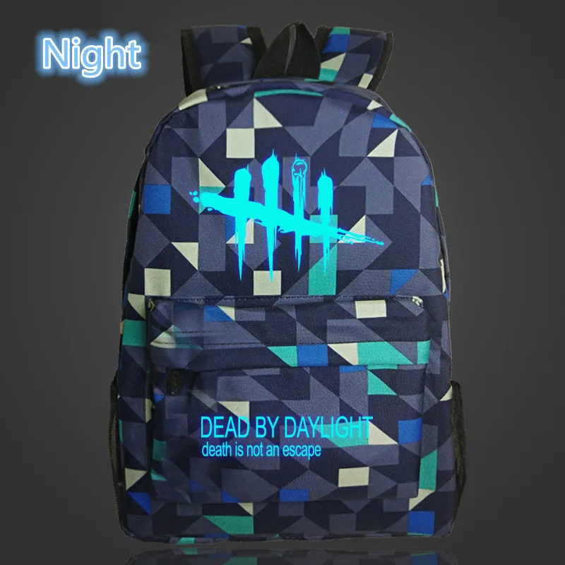 BP7808 Крутая игра рюкзак Dead By Daylight светящиеся рюкзаки для подростков школьная сумка дорожные сумки - Цвет: BP7808