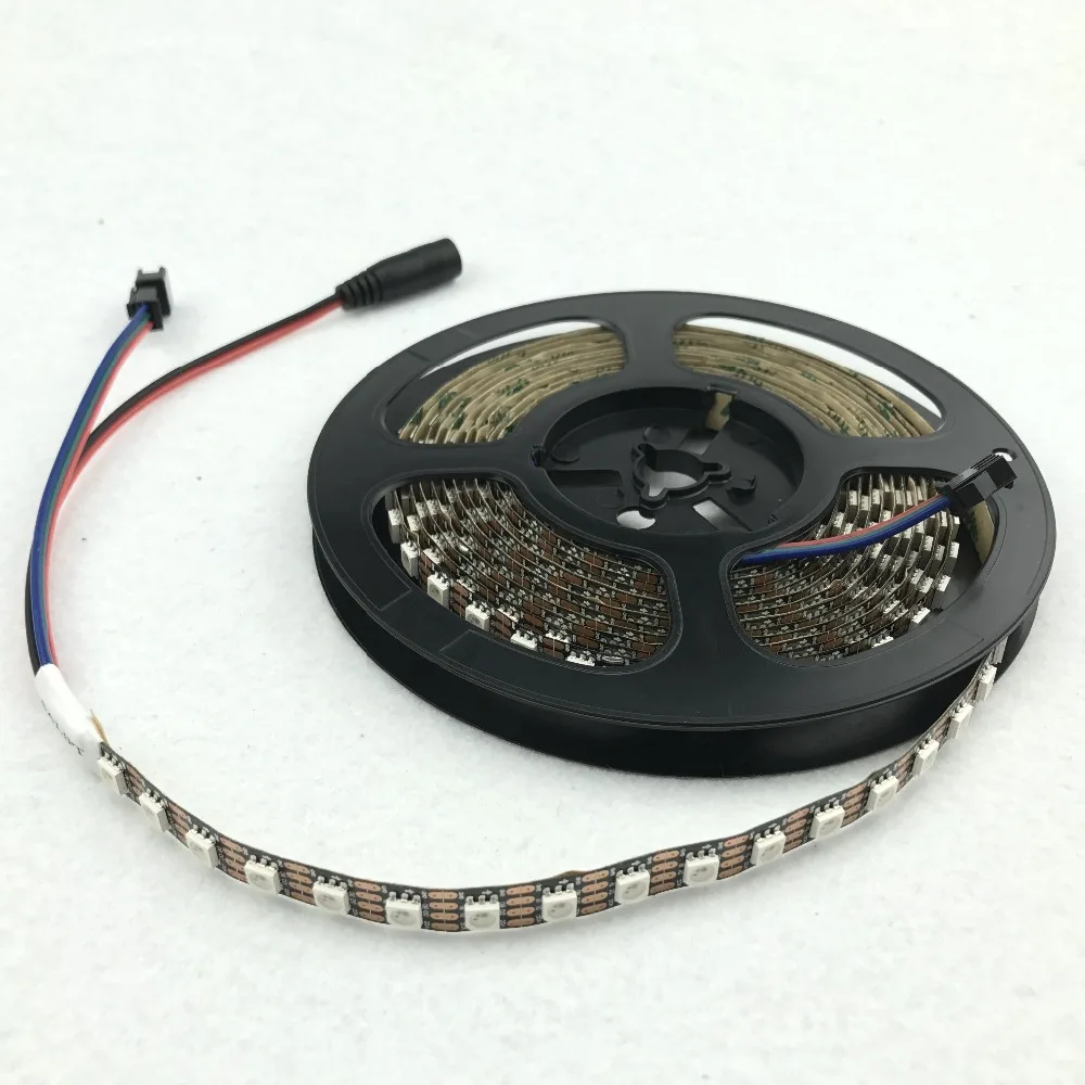 Полноцветная Пиксельная Светодиодная лента 4m 90 светодиодный s/m DC5V WS2813 RGB IP66 С