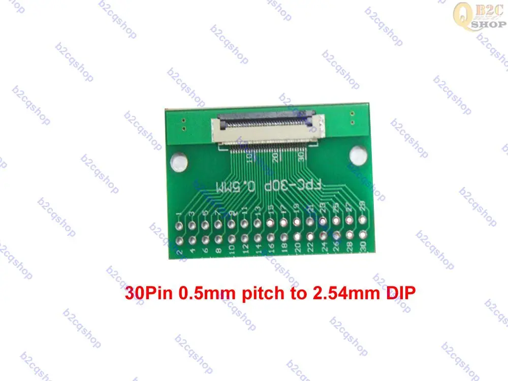 FFC FPC 30 P Pin 0 5 мм для DIP 2 54 адаптер пластина печатная плата|pin pin|pin 2.54mmpin dip |