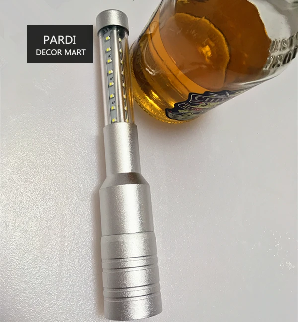 LB01/LB03 Золото Серебро LED Стробоскоп для бутылки электронный сверкающий мигающий