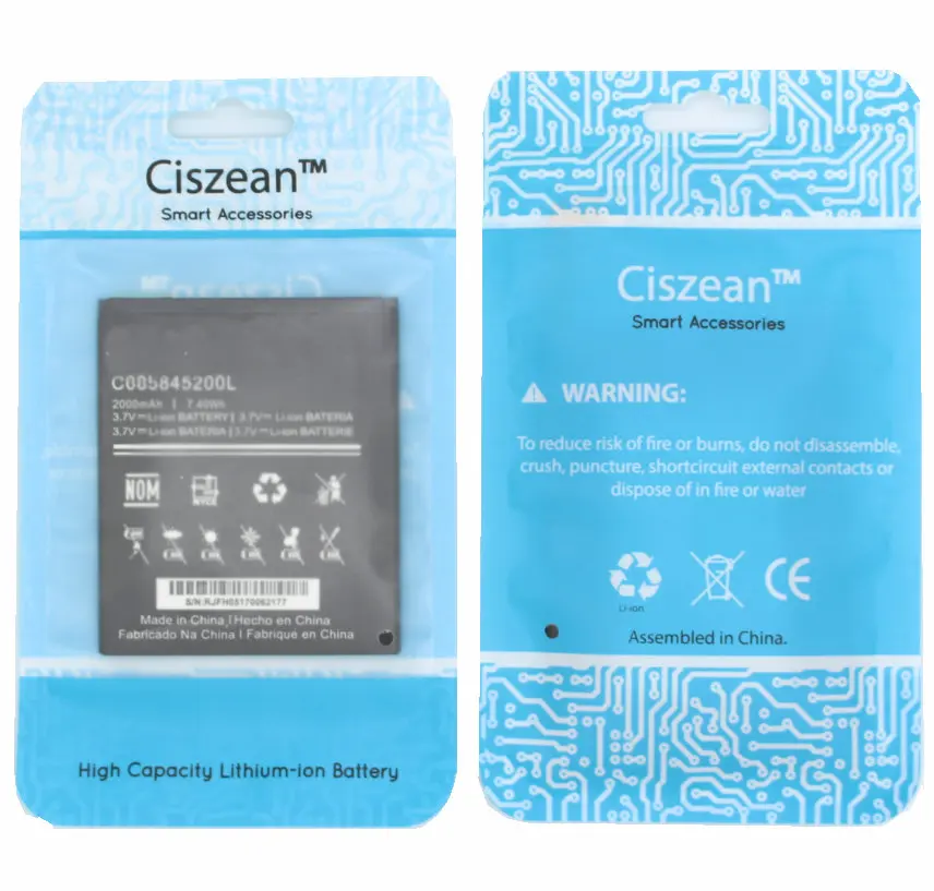 Ciszean 1x3 7 V 2000mAh Сменный C685845200L литий ионный аккумулятор для BLU Studio C HD S090Q S090