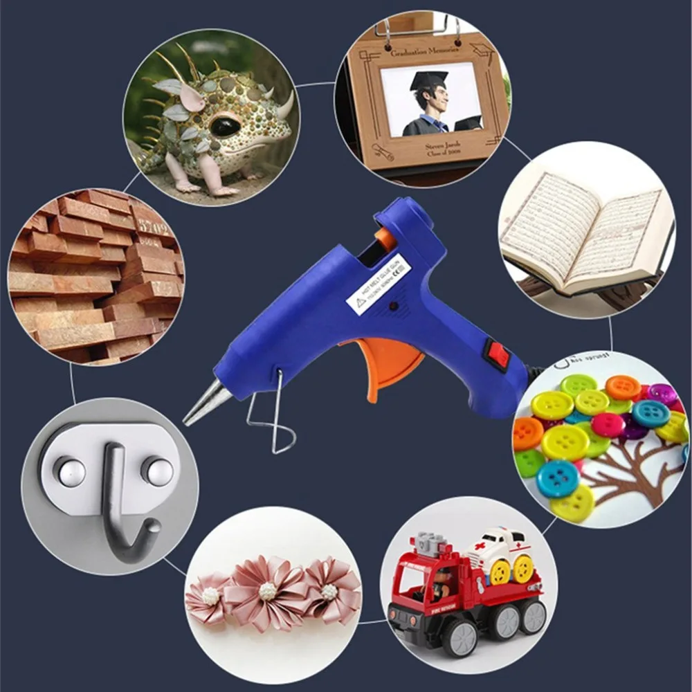 20 Вт домашний ручной термоплавкий клеевой пистолет Электрический