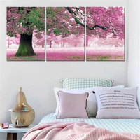 3 pieces flower painting wall decor modern canvas art posters oil painting landscape cuadros decoracion home decor unframed
