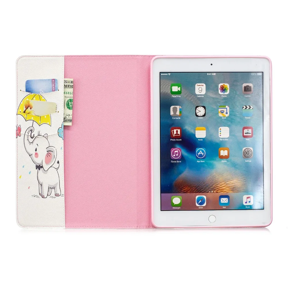 Защитный чехол с зонтиком и слоном для iPad Air 1 2 3 4 Mini Pro 9 7 10 5 2017 2018 дюйма|Чехлы