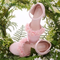 shoes for children sandals for girls flower shoes high heel girls princess sandals baby kids party shoes 503 5