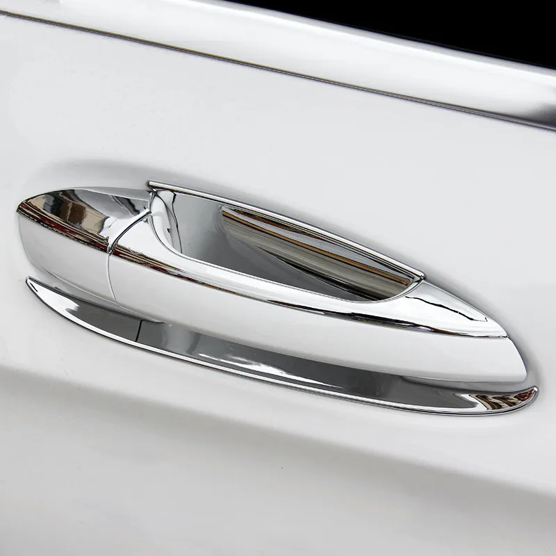 Рамка дверной ручки автомобиля украшения крышки отделка кабели АБС для Mercedes Benz C