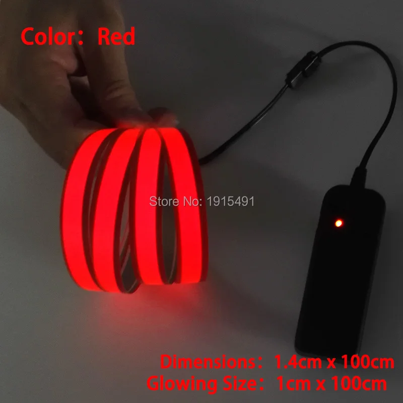 Новая версия X см без приводов светящаяся электролента Светодиодная лента для