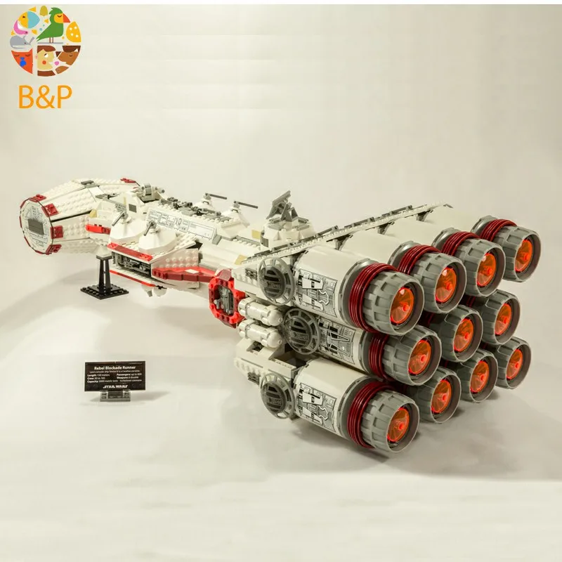 В наличии 05046 1788 шт. серии Star Wars UCS Tantive IV MOD 1001 Building Block Кирпичи игрушки для ребенка