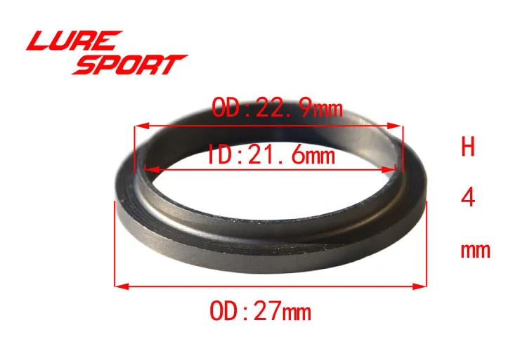 LURESPORT 10 шт. алюминиевое кольцо катушка сиденье заднее кольцо проверка ветра стержень строительный компонент ремонт Удочка DIY аксессуар