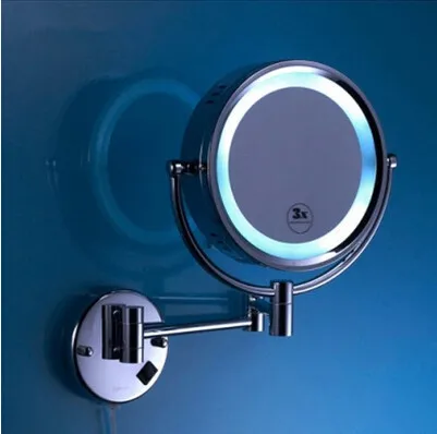 Зеркало красоты с 10 кратным увеличением для ванной комнаты двухстороннее