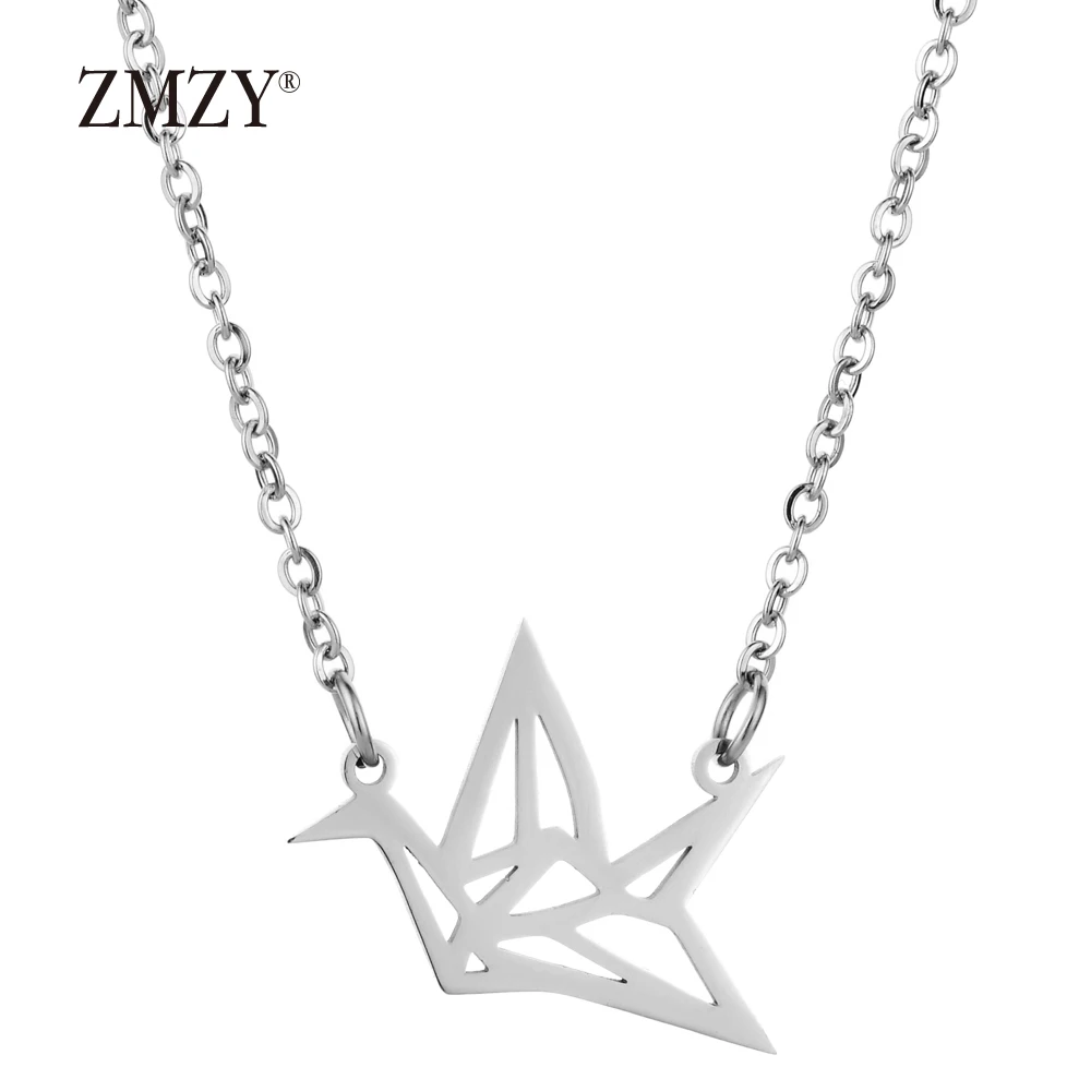 KD045 ZMZY Love Мальчики Подвеска для девочек золото/серебро цвет ожерелье из нержавеющей стали кулон ожерелье s для женщин модные ювелирные изделия подарок - Окраска металла: KD045