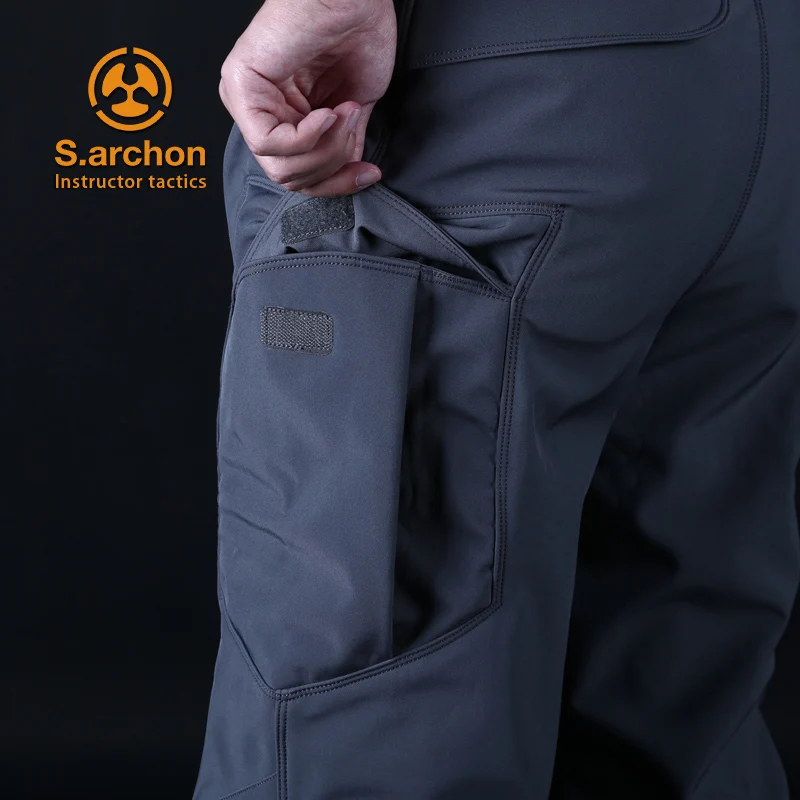 Тактические штаны s.archon M2 plus для инструктора бархатные брюки на флисе альпинизма