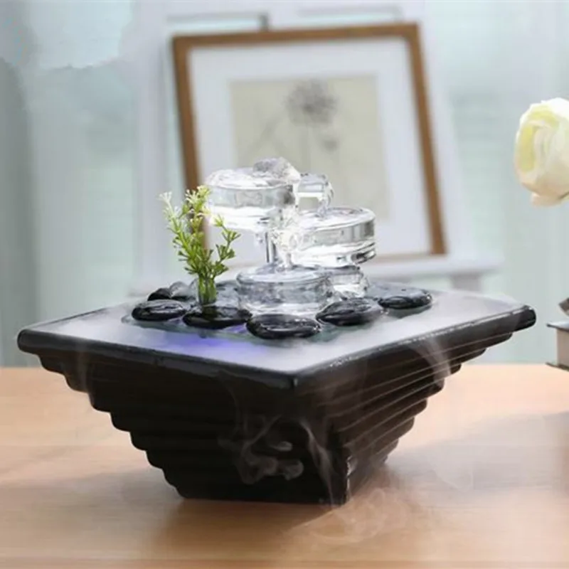 Фонтан офис домашний декор свадебное украшение подарок керамическое для