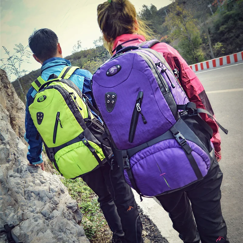 

K&D 40L Outdoor Sport Backpack Nylon Polyester Hiking Trekking Bag Camping Travel Mountaineering Climbing Waterproof Knapsack