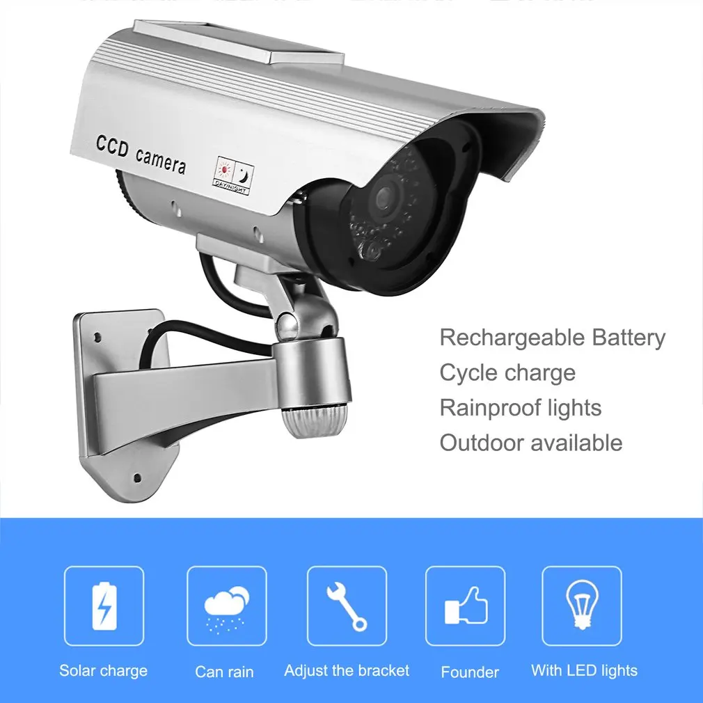 Кованые солнечные Ложные наблюдения безопасности CCTV купол Full HD камера Крытый