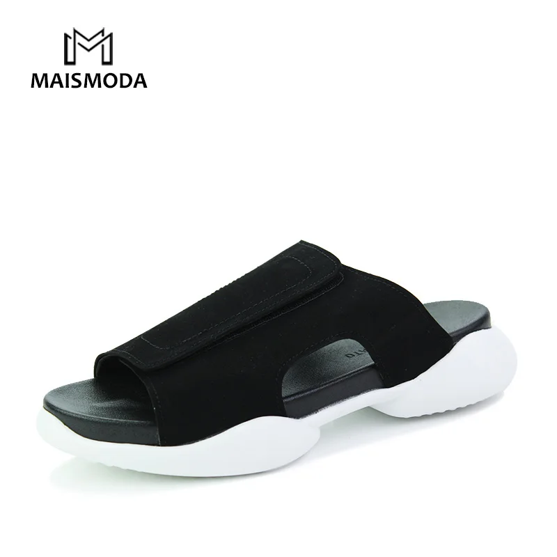 MAISMODA/Коллекция 2018 года кожаные тапочки мужские повседневные сандалии летние