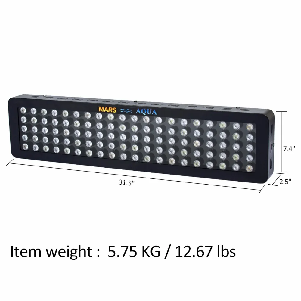 Светодиодная лампа для аквариума marshydar 300 W 2 шт.|led aquarium light|aquarium lightled |
