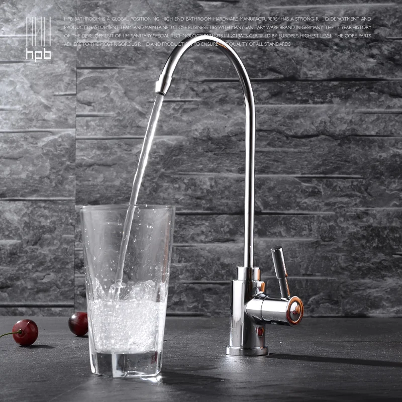 

Wuhan copper single pure vegetable washing basin faucet lead-free kitchen sink faucet drinking water purifier rotation