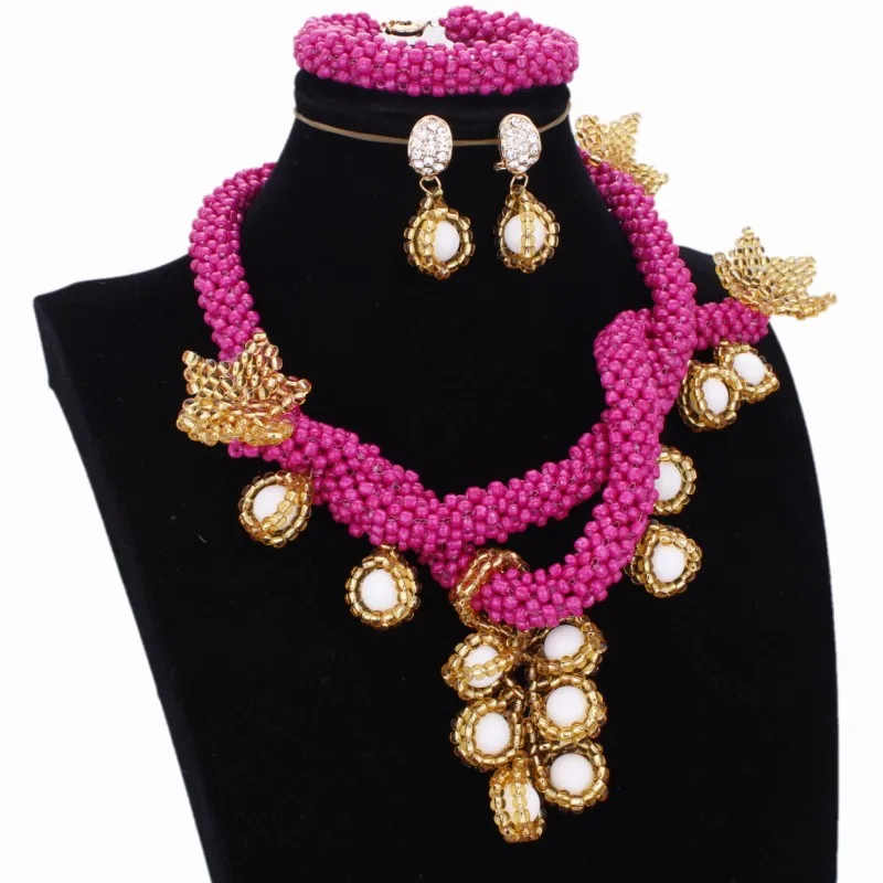 4 ujewelry Модные Ювелирные наборы акрил ручной работы Цветы Дубай комплект