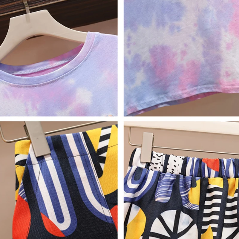 Летний женский комплект из двух предметов Trytree 2020 модный Камуфляжный топ +