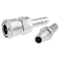 2pcs iron pneumatic fittings air line hose compressor connector quick release coupler air line fittings for 10mm hose sh30 ph30