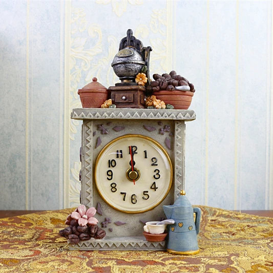 Классические настольные часы для гостиной офисные бесшумные маятниковые