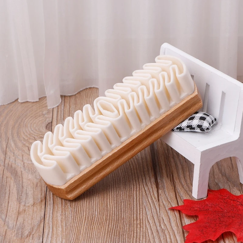 Высококачественная деревянная искусственная щетка для обуви кожаный скребок