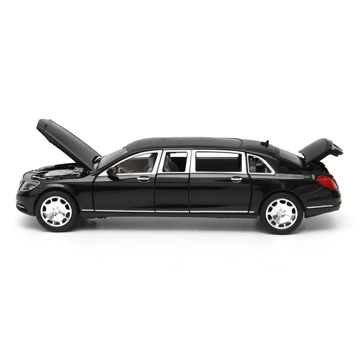 1:24 для Mercedes Maybach S600 люкс литой модельный автомобиль коллекция игрушек для детей Подарки для взрослых Рождественский подарок игрушка