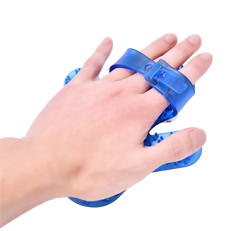 Massager Cell Roller 360 Degree Rotatable 9 Metal Massage Balls Gloves Anti Cellulite Body Stress Pain Relief Relaxation |