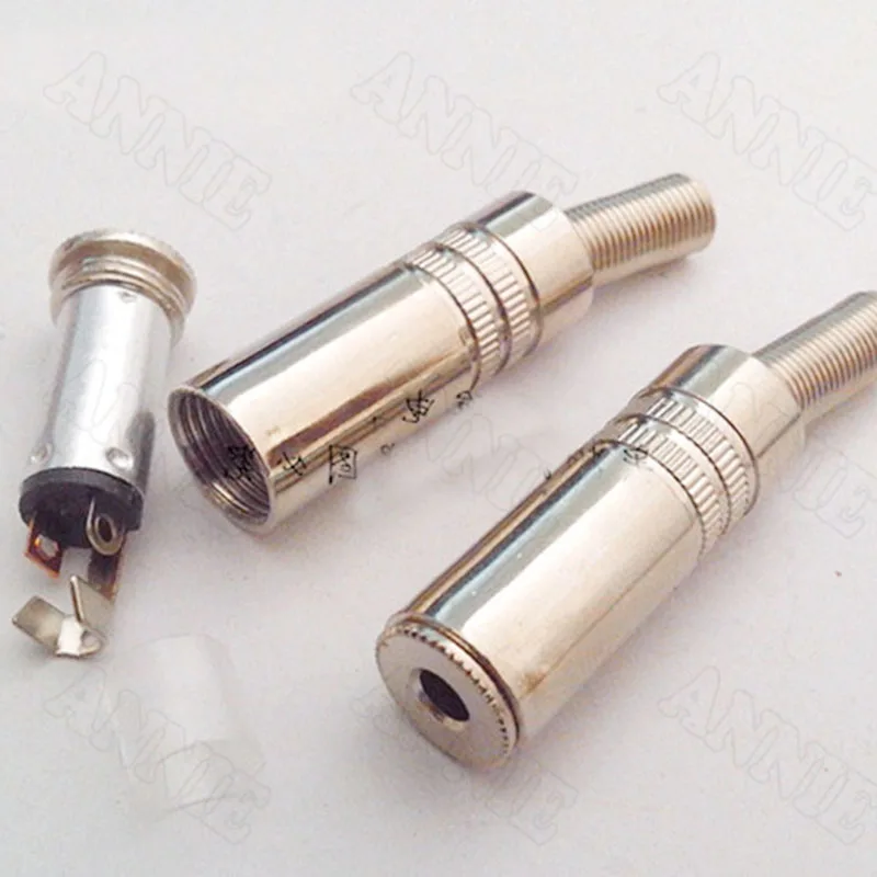 

10pcs/lot 3.5mm High Quality Dual Channel Plug Metal Female Socket Audio Jack
