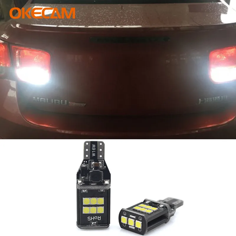 2x T15 W16W Canbus автомобиля Фары заднего хода для Chevrolet Cruze каптива Спарк Sonic зубная