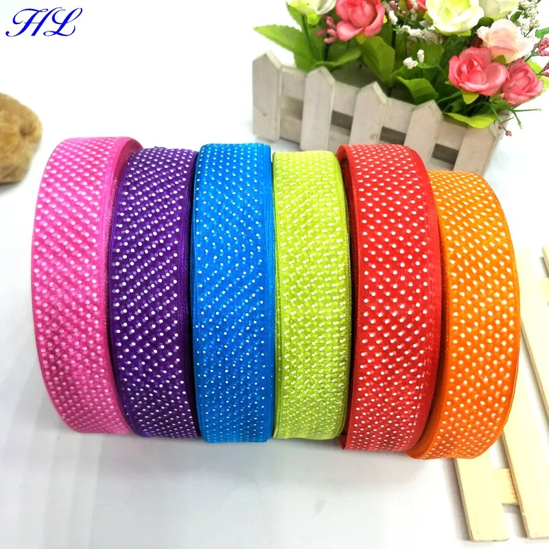 Лента из органзы 1 дюйм A855|ribbon diy|organza ribbondot organza |