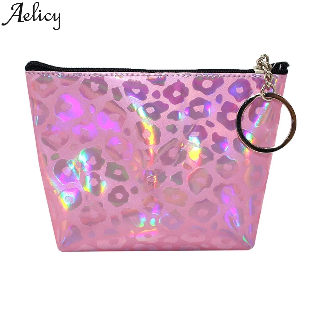 Aelicy мини кошельки с леопардовым принтом Женский кошелек клатч кошками женская