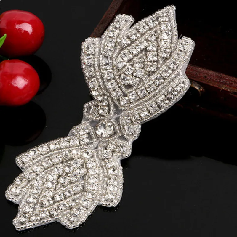 Стразы с серебристыми бусинами Cusack аппликация для свадебного платья сумки