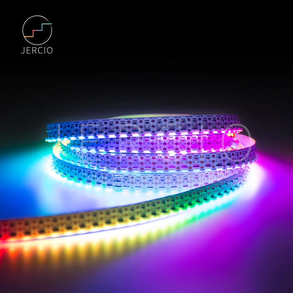 Jercio XT1603 1 м/2 м/5 м 60 пикселей/светодиодный S/m 256 серый программируемый SMD4020 боковой светодиодный и модный светодиодный полосы