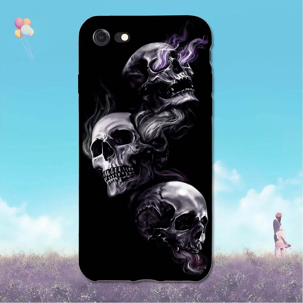 Чехол для iPhone 7 красивая задняя крышка с рисунком iPhone7 мягкий силиконовый чехол