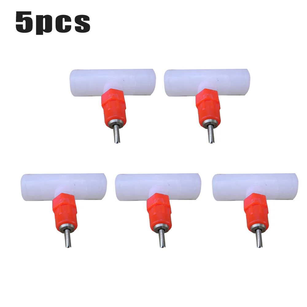 5 шт. Курица Утка Винт В птицы капельная поилка для воды фидерное