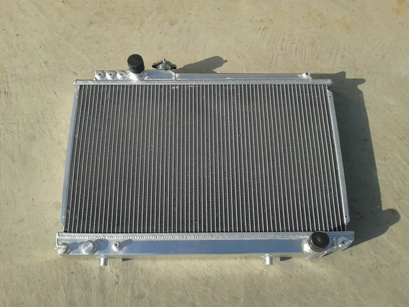 High-performance Aluminum Radiator FOR Toyota Supra 3.0 Turbo MT MA70 MK3 SOARER MZ20 7MGT +TWO FAN | Автомобили и мотоциклы