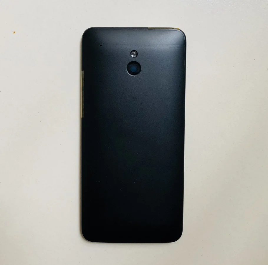 Корпус, задняя крышка на батарейку, чехол для htc One mini M4 601s 601n 601e M7 mini с верхней нижней планкой, боковыми кнопками, черный цвет